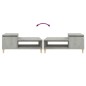 vidaXL Couchtisch Betongrau 100x50x45 cm Holzwerkstoff vidaXL Couchtisch Betongrau 100x50x45 cm Holzwerkstoff