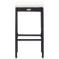 9-tlg. Gartenbar-Set Poly Rattan Schwarz 9-tlg. Gartenbar-Set Poly Rattan Schwarz