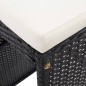 9-tlg. Gartenbar-Set Poly Rattan Schwarz 9-tlg. Gartenbar-Set Poly Rattan Schwarz