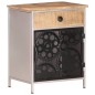 vidaXL Nachttisch 40x30x50 cm Raues Mangoholz vidaXL Nachttisch 40x30x50 cm Raues Mangoholz