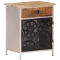 vidaXL Nachttisch 40x30x50 cm Raues Mangoholz vidaXL Nachttisch 40x30x50 cm Raues Mangoholz