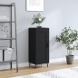 vidaXL Sideboard Schwarz 34,5x34x90 cm Holzwerkstoff vidaXL Sideboard Schwarz 34,5x34x90 cm Holzwerkstoff