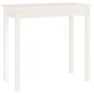 vidaXL Konsolentisch Weiß 80x40x75 cm Massivholz Kiefer vidaXL Konsolentisch Weiß 80x40x75 cm Massivholz Kiefer