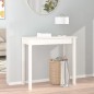 vidaXL Konsolentisch Weiß 80x40x75 cm Massivholz Kiefer vidaXL Konsolentisch Weiß 80x40x75 cm Massivholz Kiefer