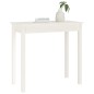 vidaXL Konsolentisch Weiß 80x40x75 cm Massivholz Kiefer vidaXL Konsolentisch Weiß 80x40x75 cm Massivholz Kiefer