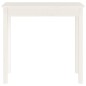 vidaXL Konsolentisch Weiß 80x40x75 cm Massivholz Kiefer vidaXL Konsolentisch Weiß 80x40x75 cm Massivholz Kiefer