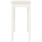 vidaXL Konsolentisch Weiß 80x40x75 cm Massivholz Kiefer vidaXL Konsolentisch Weiß 80x40x75 cm Massivholz Kiefer