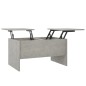 vidaXL Couchtisch Betongrau 80x50x42,5 cm Holzwerkstoff vidaXL Couchtisch Betongrau 80x50x42,5 cm Holzwerkstoff