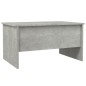 vidaXL Couchtisch Betongrau 80x50x42,5 cm Holzwerkstoff vidaXL Couchtisch Betongrau 80x50x42,5 cm Holzwerkstoff