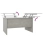 vidaXL Couchtisch Betongrau 80x50x42,5 cm Holzwerkstoff vidaXL Couchtisch Betongrau 80x50x42,5 cm Holzwerkstoff