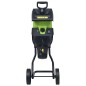vidaXL Elektrischer Gartenhäcksler mit 2 Ersatzklingen 2400 W vidaXL Elektrischer Gartenhäcksler mit 2 Ersatzklingen 2400 W