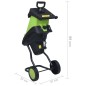 vidaXL Elektrischer Gartenhäcksler mit 2 Ersatzklingen 2400 W vidaXL Elektrischer Gartenhäcksler mit 2 Ersatzklingen 2400 W