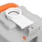 vidaXL Camping-Toilette Tragbar Grau und Weiß 15+10 L HDPE vidaXL Camping-Toilette Tragbar Grau und Weiß 15+10 L HDPE