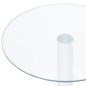 vidaXL Couchtisch Transparent 40 cm Hartglas vidaXL Couchtisch Transparent 40 cm Hartglas