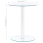 vidaXL Couchtisch Transparent 40 cm Hartglas vidaXL Couchtisch Transparent 40 cm Hartglas