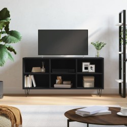 vidaXL TV-Schrank Schwarz 103,5x30x50 cm Holzwerkstoff