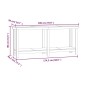 vidaXL Werkbank Grau 180x50x80 cm Massivholz Kiefer vidaXL Werkbank Grau 180x50x80 cm Massivholz Kiefer