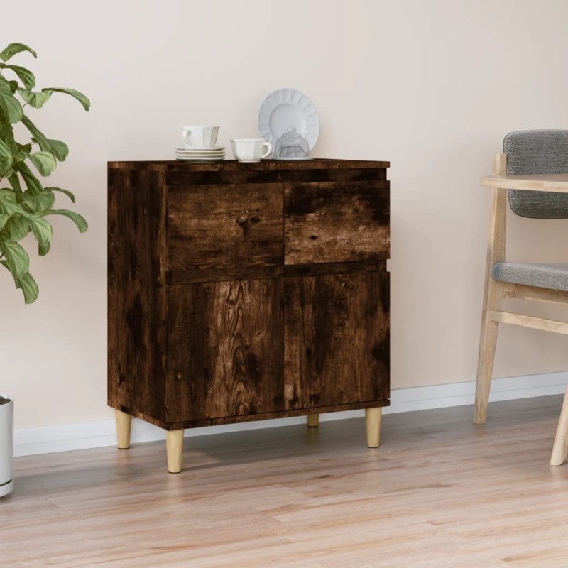 vidaXL Sideboard Räuchereiche 60x35x70 cm Holzwerkstoff vidaXL Sideboard Räuchereiche 60x35x70 cm Holzwerkstoff