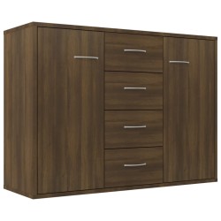 vidaXL Sideboard Braun Eichen-Optik 88x30x65 cm Holzwerkstoff