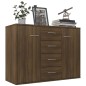 vidaXL Sideboard Braun Eichen-Optik 88x30x65 cm Holzwerkstoff vidaXL Sideboard Braun Eichen-Optik 88x30x65 cm Holzwerkstoff