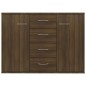 vidaXL Sideboard Braun Eichen-Optik 88x30x65 cm Holzwerkstoff vidaXL Sideboard Braun Eichen-Optik 88x30x65 cm Holzwerkstoff