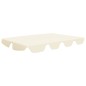 vidaXL Ersatzdach für Hollywoodschaukel Creme 150/130x70/105 cm vidaXL Ersatzdach für Hollywoodschaukel Creme 150/130x70/105 cm