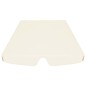 vidaXL Ersatzdach für Hollywoodschaukel Creme 150/130x70/105 cm vidaXL Ersatzdach für Hollywoodschaukel Creme 150/130x70/105 cm