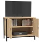 vidaXL TV-Schrank mit Türen Sonoma-Eiche 60x35x45 cm Holzwerkstoff vidaXL TV-Schrank mit Türen Sonoma-Eiche 60x35x45 cm Holzwerkstoff