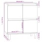 vidaXL Sideboard Betongrau 60x35x70 cm Holzwerkstoff vidaXL Sideboard Betongrau 60x35x70 cm Holzwerkstoff