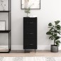 vidaXL Sideboard Schwarz 34,5x34x90 cm Holzwerkstoff vidaXL Sideboard Schwarz 34,5x34x90 cm Holzwerkstoff