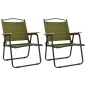 vidaXL Campingstühle 2 Stk. Grün 54x55x78 cm Oxford-Gewebe vidaXL Campingstühle 2 Stk. Grün 54x55x78 cm Oxford-Gewebe