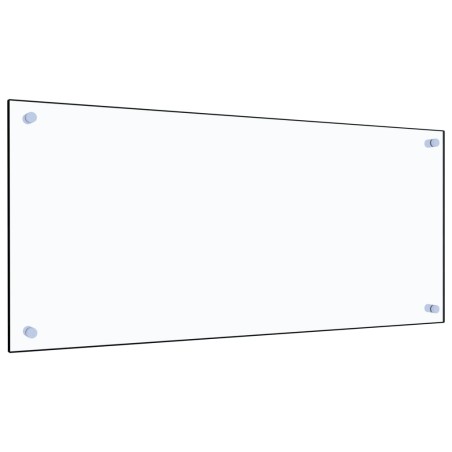 vidaXL Küchenrückwand Transparent 90×40 cm Hartglas