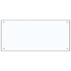vidaXL Küchenrückwand Transparent 90×40 cm Hartglas