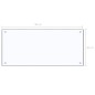 vidaXL Küchenrückwand Transparent 90×40 cm Hartglas vidaXL Küchenrückwand Transparent 90×40 cm Hartglas