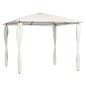 vidaXL Pavillon mit Pfostenabdeckungen 3x3x2,6 m Creme 160 g/m² vidaXL Pavillon mit Pfostenabdeckungen 3x3x2,6 m Creme 160 g/m²