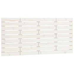 vidaXL Wand-Kopfteil Weiß 146x3x63 cm Massivholz Kiefer