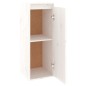 vidaXL Wandschränke 2 Stk. Weiß 30x30x80 cm Massivholz Kiefer vidaXL Wandschränke 2 Stk. Weiß 30x30x80 cm Massivholz Kiefer