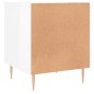 vidaXL Nachttische 2 Stk. Hochglanz-Weiß 40x40x50 cm Holzwerkstoff vidaXL Nachttische 2 Stk. Hochglanz-Weiß 40x40x50 cm Holzwerkstoff