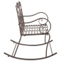 vidaXL Gartenbank 104 cm Eisen Antik Braun vidaXL Gartenbank 104 cm Eisen Antik Braun