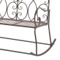 vidaXL Gartenbank 104 cm Eisen Antik Braun vidaXL Gartenbank 104 cm Eisen Antik Braun