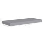 vidaXL Schwebende Wandregale 2 Stk. Grau 60x23,5x3,8cm MDF vidaXL Schwebende Wandregale 2 Stk. Grau 60x23,5x3,8cm MDF