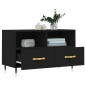 vidaXL TV-Schrank Schwarz 80x36x50 cm Holzwerkstoff vidaXL TV-Schrank Schwarz 80x36x50 cm Holzwerkstoff