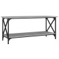 vidaXL Couchtisch Grau Sonoma 100x45x45 cm Holzwerkstoff und Eisen vidaXL Couchtisch Grau Sonoma 100x45x45 cm Holzwerkstoff und Eisen