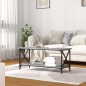 vidaXL Couchtisch Grau Sonoma 100x45x45 cm Holzwerkstoff und Eisen vidaXL Couchtisch Grau Sonoma 100x45x45 cm Holzwerkstoff und Eisen