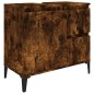 vidaXL Badschrank Räuchereiche 65x33x60 cm Holzwerkstoff vidaXL Badschrank Räuchereiche 65x33x60 cm Holzwerkstoff