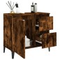 vidaXL Badschrank Räuchereiche 65x33x60 cm Holzwerkstoff vidaXL Badschrank Räuchereiche 65x33x60 cm Holzwerkstoff