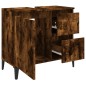 vidaXL Badschrank Räuchereiche 65x33x60 cm Holzwerkstoff vidaXL Badschrank Räuchereiche 65x33x60 cm Holzwerkstoff