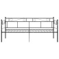 vidaXL Schlafsofa Bettgestell Schwarz Metall 90x200 cm vidaXL Schlafsofa Bettgestell Schwarz Metall 90x200 cm
