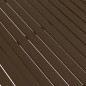 vidaXL Gartentisch Braun 190x80x72 cm Stahl vidaXL Gartentisch Braun 190x80x72 cm Stahl