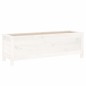 vidaXL Hochbeet Weiß 119,5x40x39 cm Massivholz Kiefer vidaXL Hochbeet Weiß 119,5x40x39 cm Massivholz Kiefer